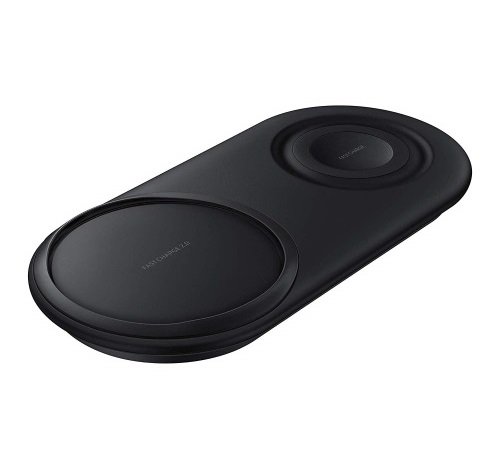 Wireless Charger Duo Pad, Schwarz